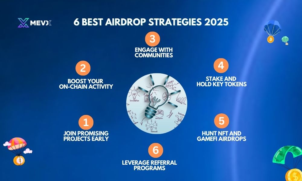 six best airdrop strategies 2025